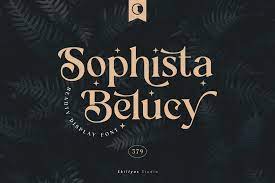 Ejemplo de fuente Sophista Belucy #1